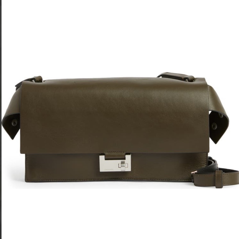 AllSaints Huasteca Leather Shoulder Bag Brand new with tags and duster bag